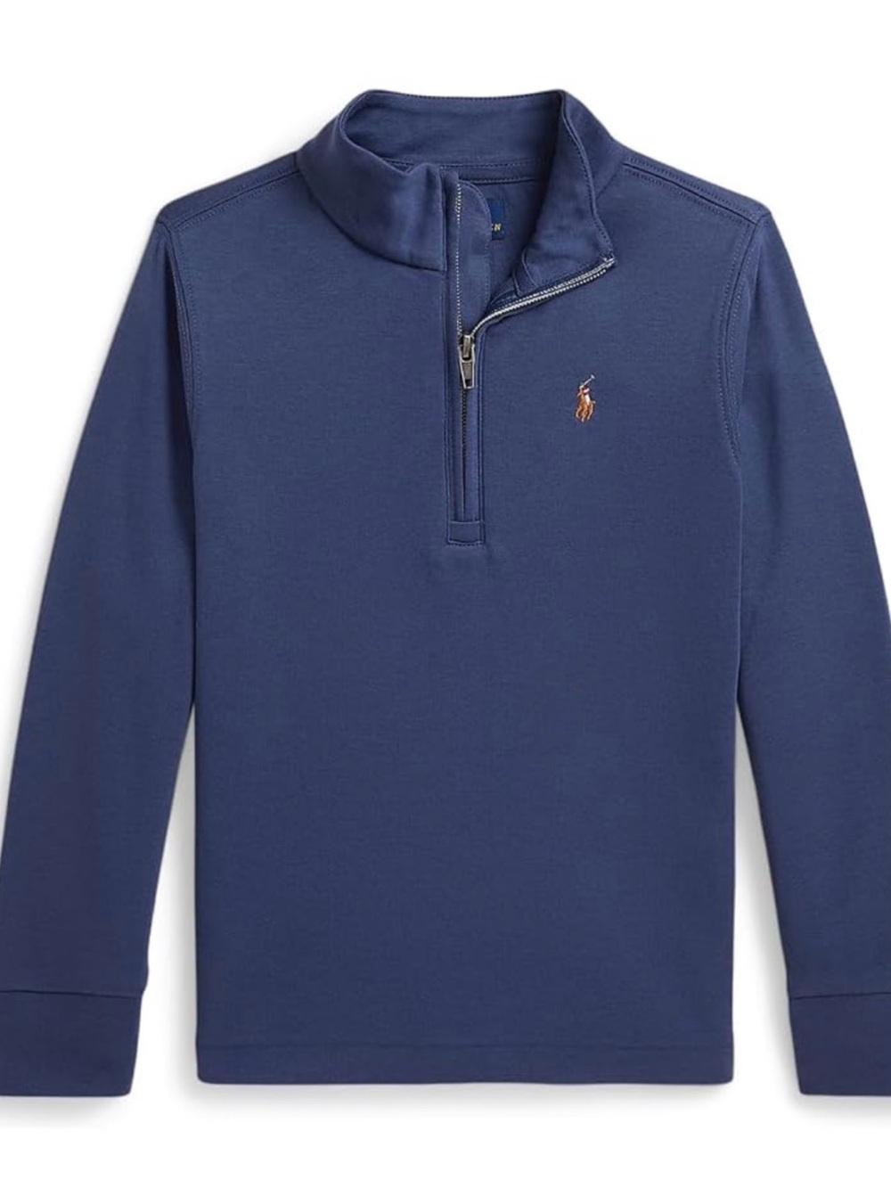 Polo by Ralph Lauren Boys' Navy Quarter-Zip Pullover 8 y